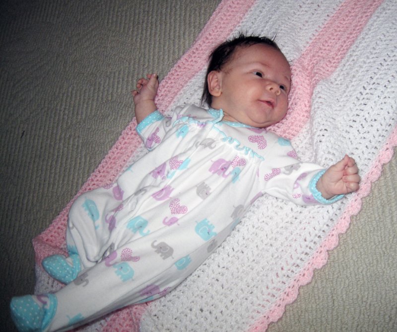 Julia on the Blanket